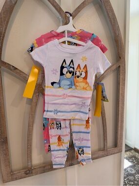 NWT Bluey Pajamas size 2